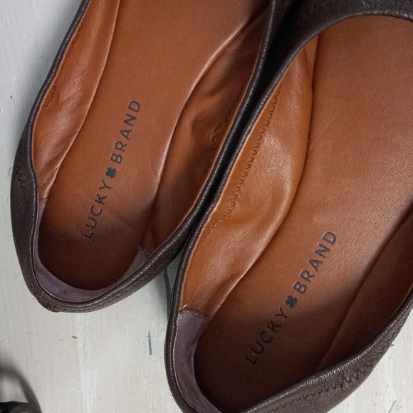 Lucky Brand Brown Ballet Flats - Picture 5 of 12
